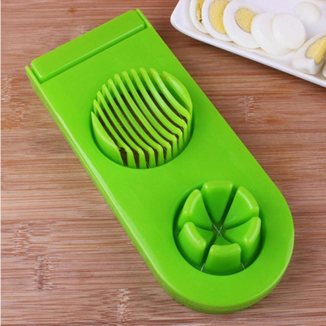 2 In 1 Egg Slicer - Green