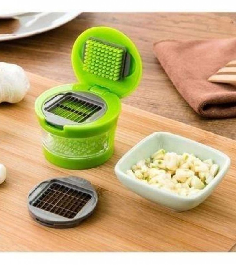 2-In-1 - Garlic Slicer, Dicer & Chopper