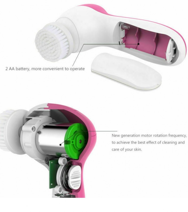 AE-8782 5 in1 Electric Facial Face Callous Cleansing