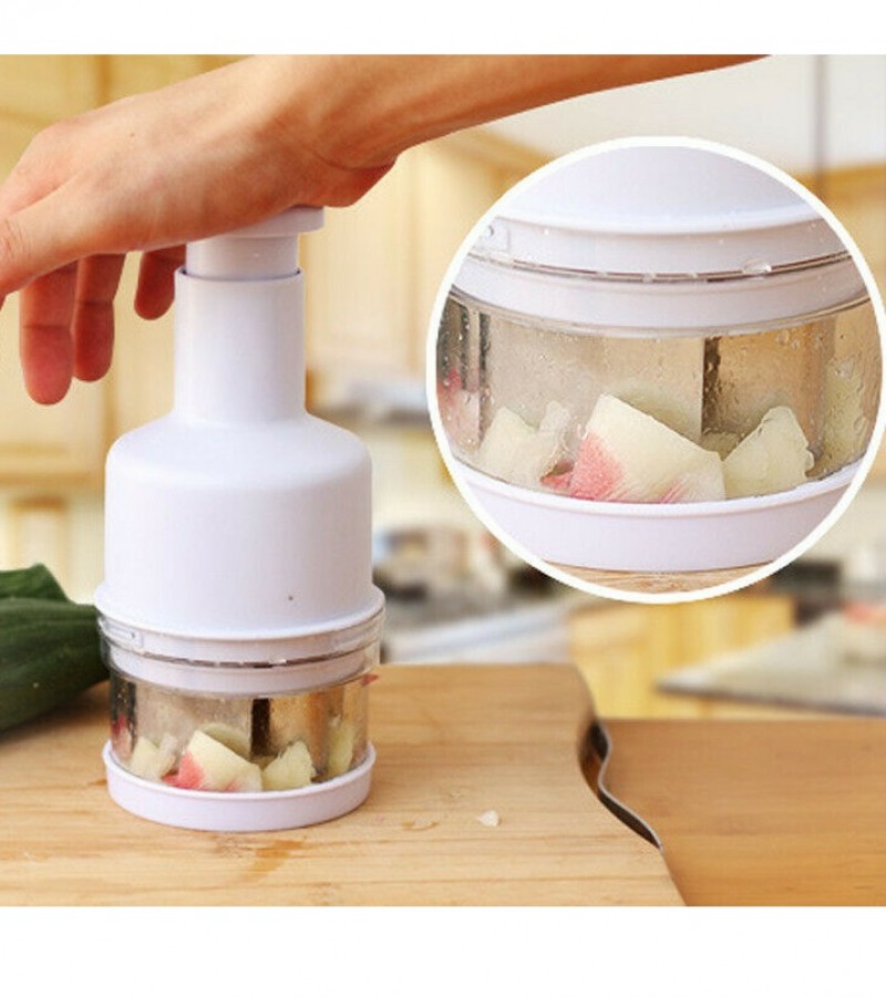 Chopper Pressing Cutter - Vegetable Food Onion Garlic Slicer Peeler Dicer Mincer