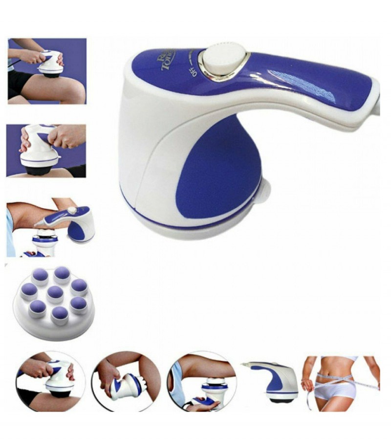 Electric Relax & Spin Tone Handheld Body Massager Machine Relieve Tension Free