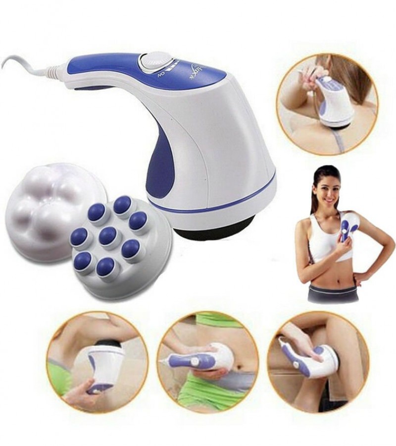 Electric Relax & Spin Tone Handheld Body Massager Machine Relieve Tension Free