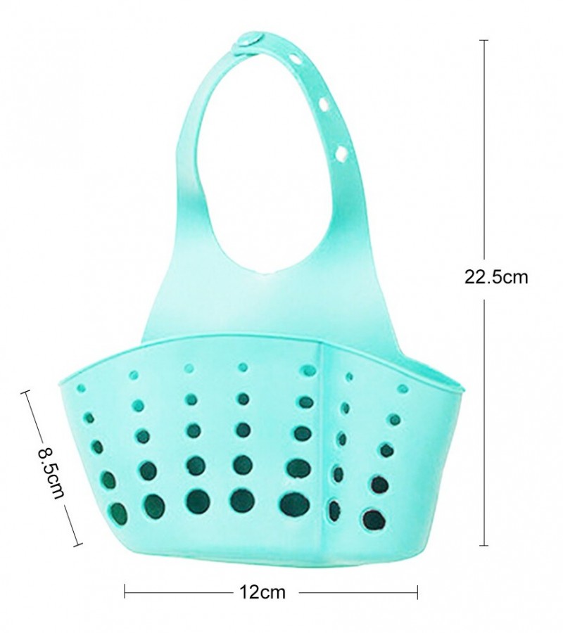 Kitchen Organizer Sink Hanging Caddy Basket Dish Cleaning Sponge Holder Scrubber