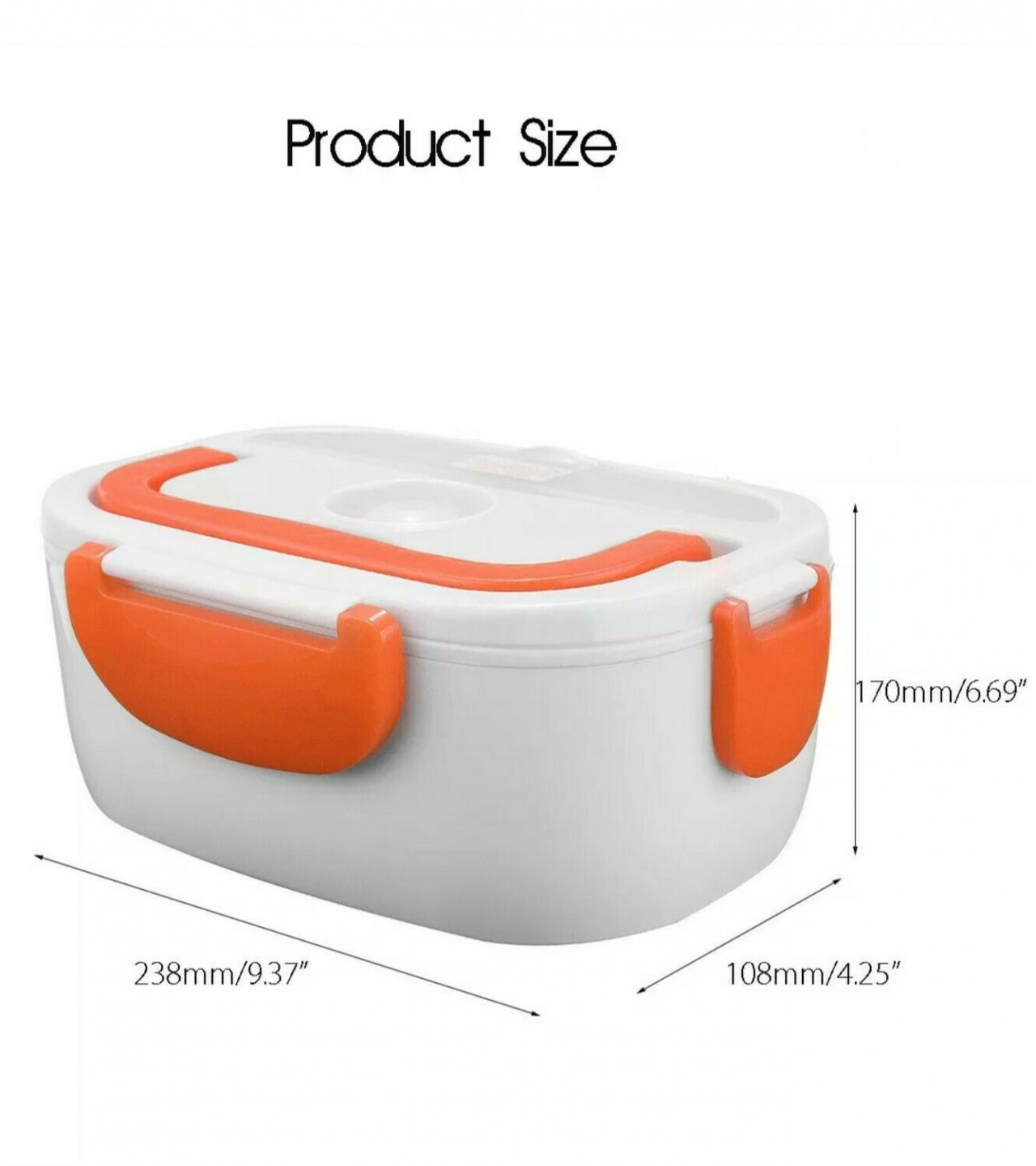 Portable Electric Heating Lunch Box Food Heater 40 W