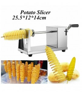 6pcs/set Household Manual Spiral Potato Slicer Set, Includes Spiral Potato  Chips Slicer, Twist Potato Cutter And Steel Picks