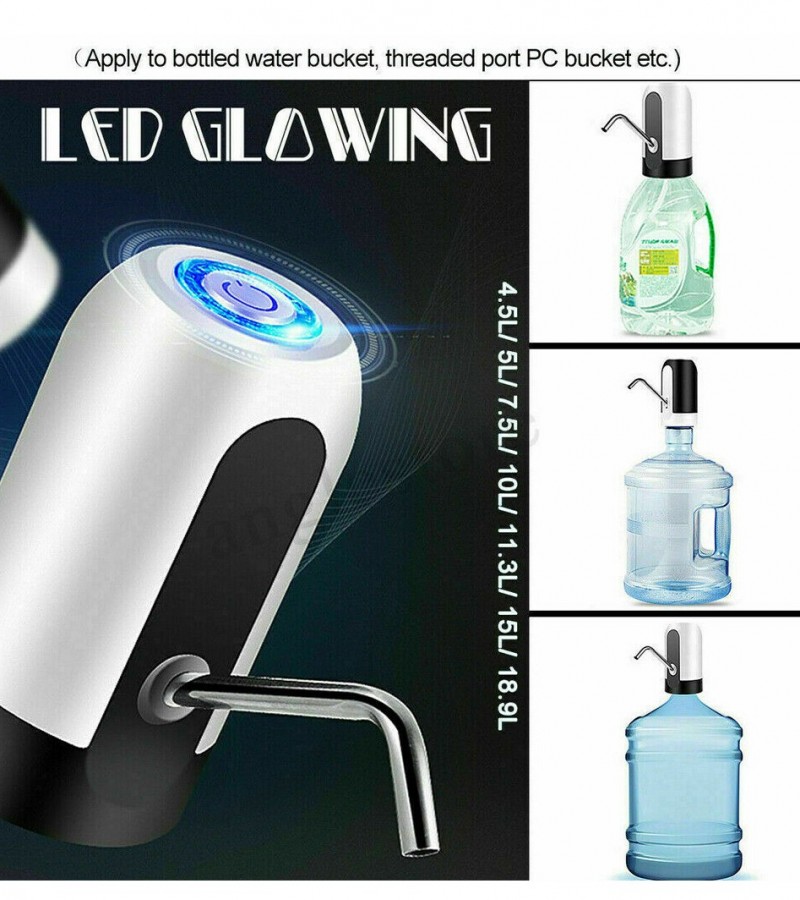 Wireless Electric Automatic Drinking Water Bottle Pump USB Chargeable Water Pump