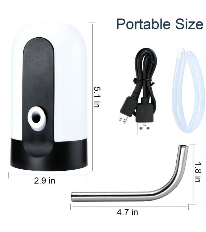 Wireless Electric Automatic Drinking Water Bottle Pump USB Chargeable Water Pump